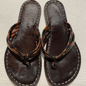 Bernardo Cheetah sandals